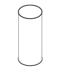 Pipe D250 1.0m 3.0mm painted M&M